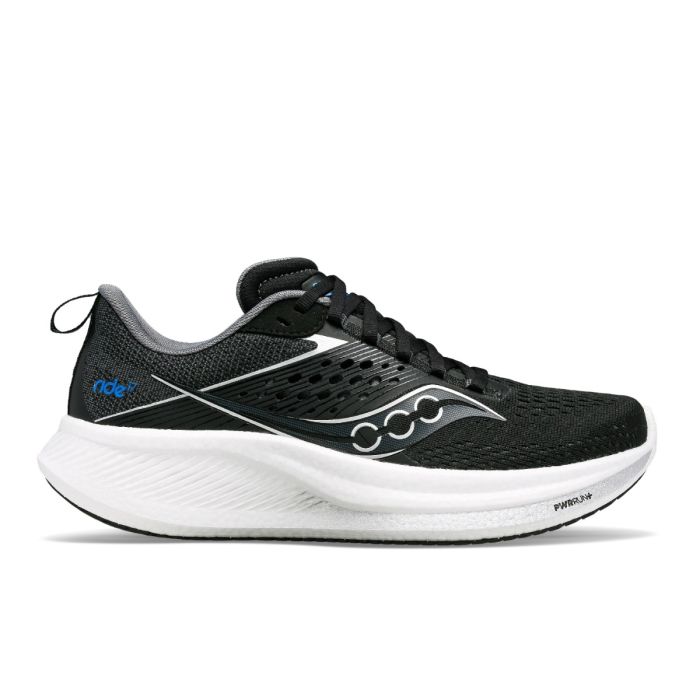Saucony Dame Løbesko Ride 17 Wide Sort