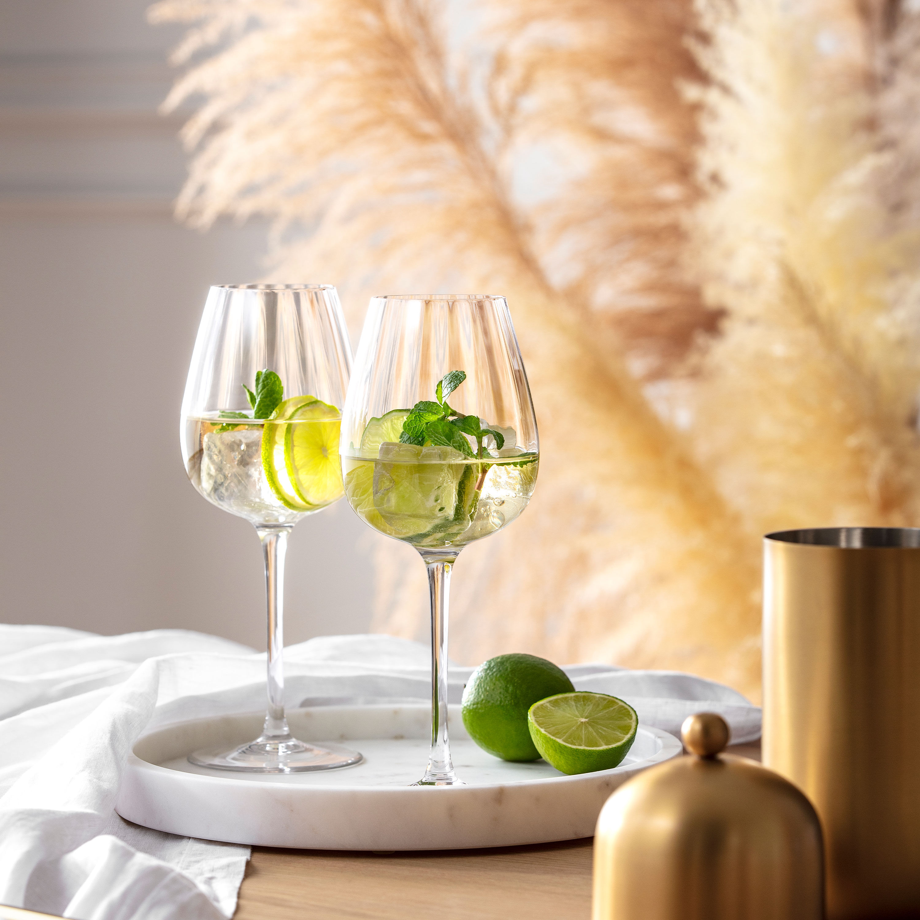 Rose Garden White wine glass Clear, 4.1 oz, crystal glass
