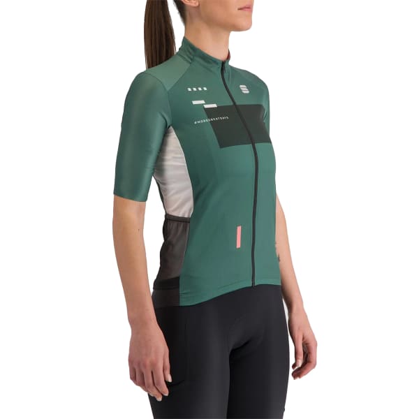 Maillot vélo SPORTFUL BREAKOUT SUPERGIARA W JRS SHRUB GREEN
