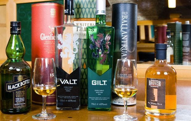 Whisky Tasting in Wien als Geschenkidee