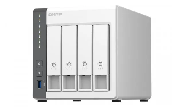 QNAP TS-433 - NAS-server - 4 bays - SATA 6Gb/s - RAID 0, 1, 5, 6, 10, JBOD, 50, 60 - RAM 4 GB - Gigabit Ethernet / 2.5 Gigabit Ethernet - iSCSI support