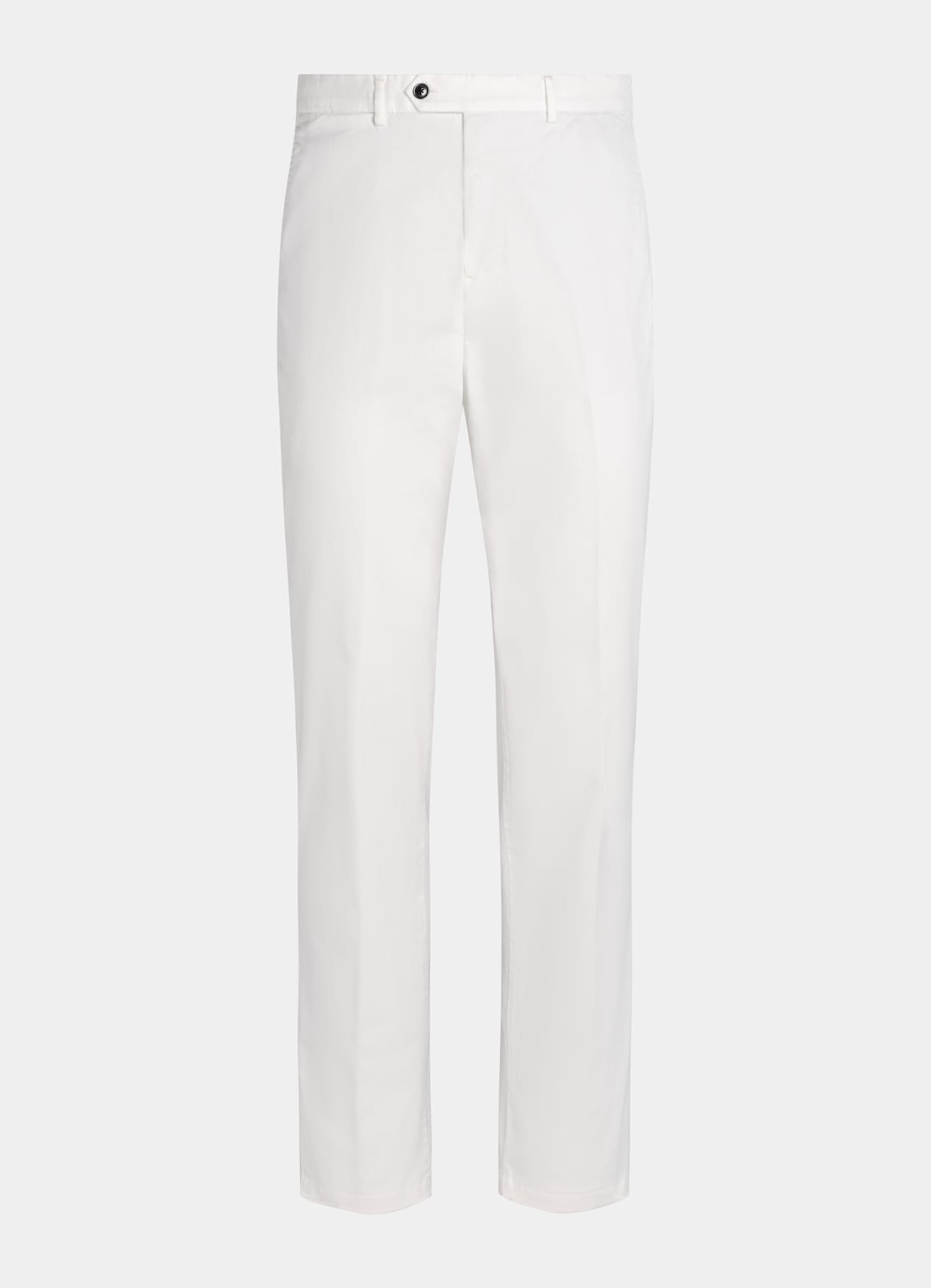 Chino Slim Leg Straight blanc cassé