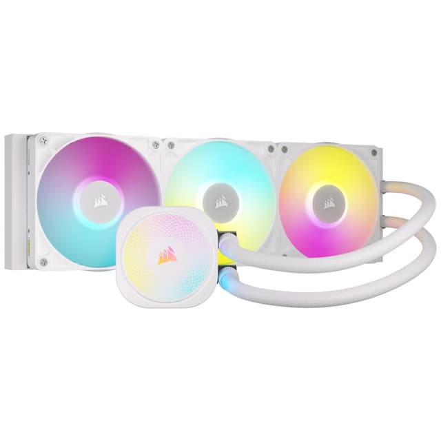 Corsair iCUE LINK TITAN 360mm RX RGB CPU-vandkøler (hvid)