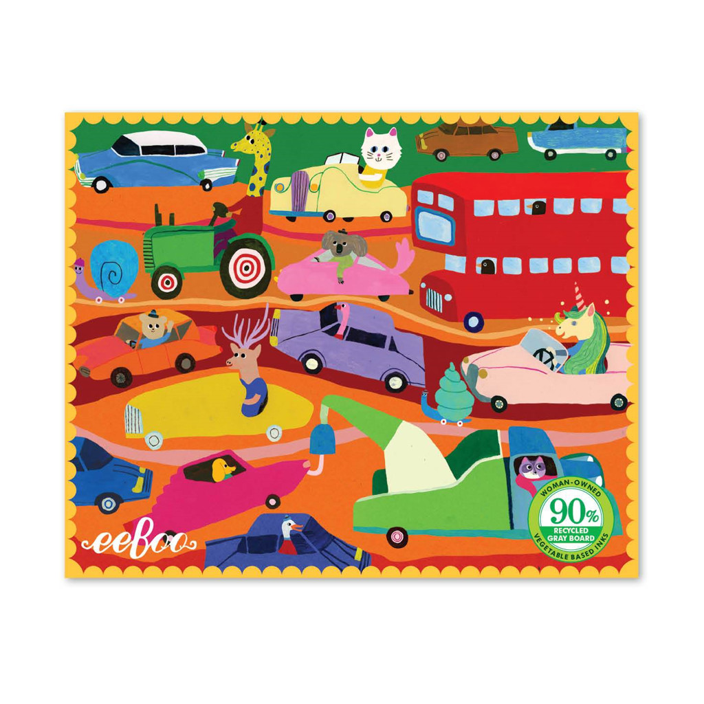 Mini Puzzles Animaux - Traffic in the City