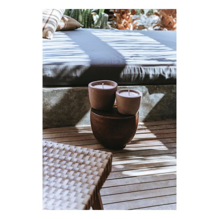 Mon Dada Bougie d'extérieur colorée parfum neutre - M | Chocolat