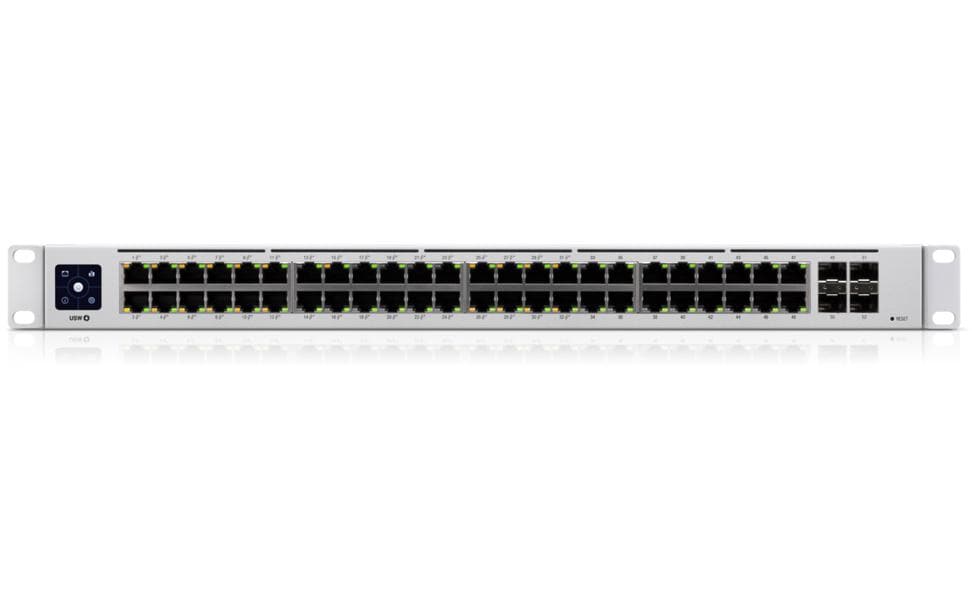 PoE+ Switch UniFi USW-48-POE 52 Port<br>UniFi USW PoE 802.3at 48-Port Gigabit Switch mit 4x SFP