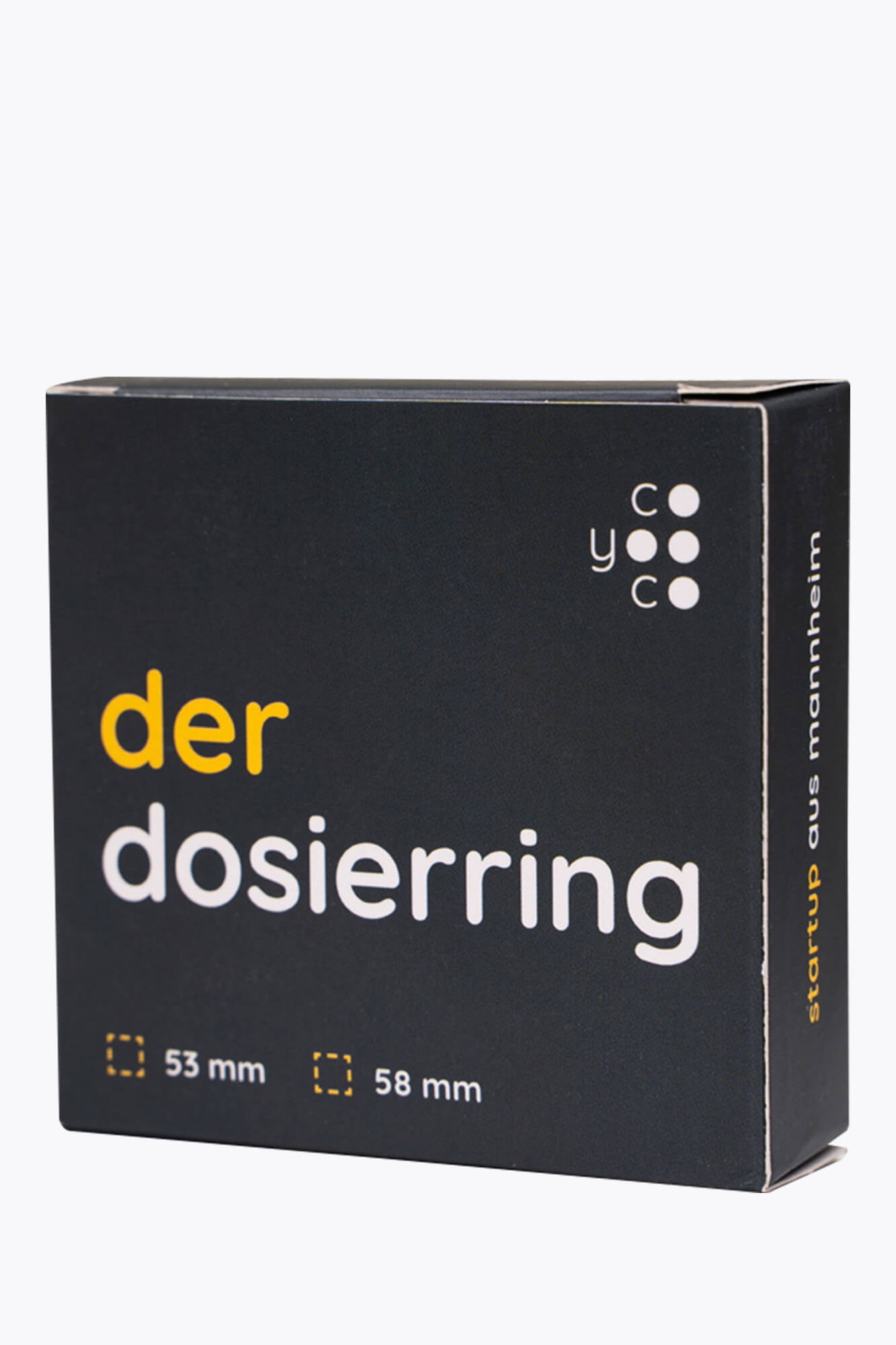 Coyooco Dosierring Siebträger 53mm schwarz mit Magneten