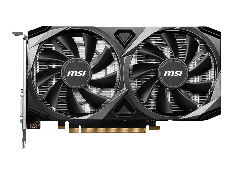 MSI GeForce RTX 3050 VENTUS 2X XS 8GB OC - Grafikkort - GF RTX 3050 - 8 GB GDDR6 - PCIe 4.0 x8 - DVI, HDMI, DisplayPort