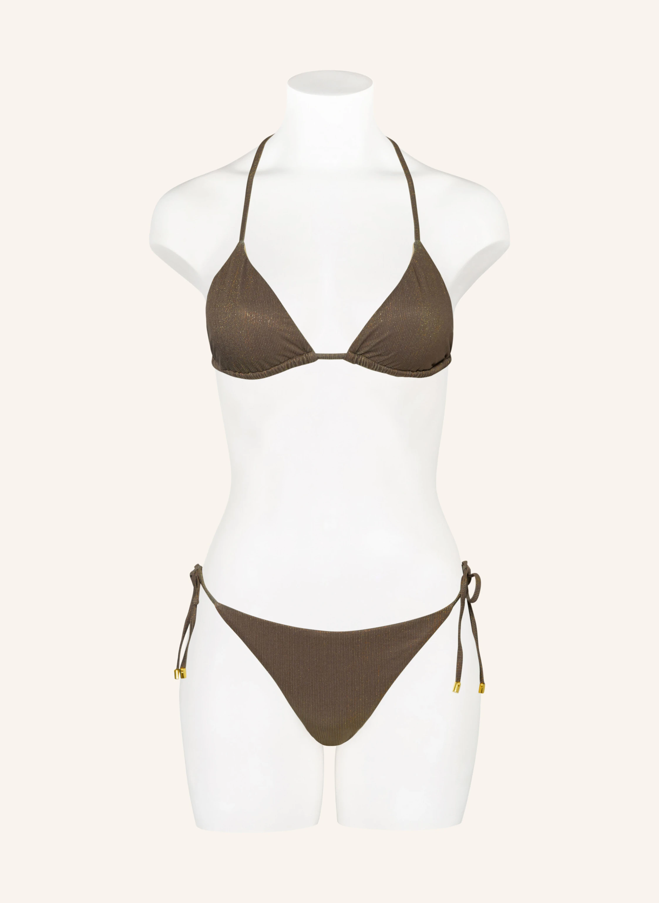 PQ Triangel-Bikini-Hose LUCAYA TIE mit Glitzergarn