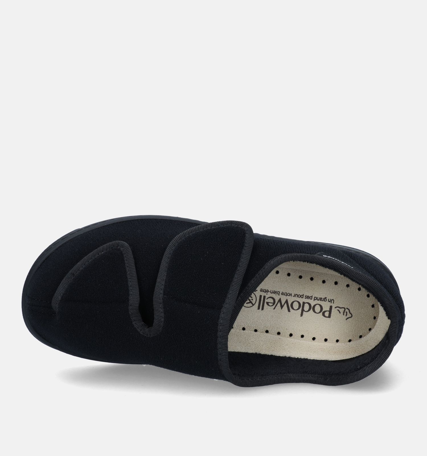 Pantoffels zwart