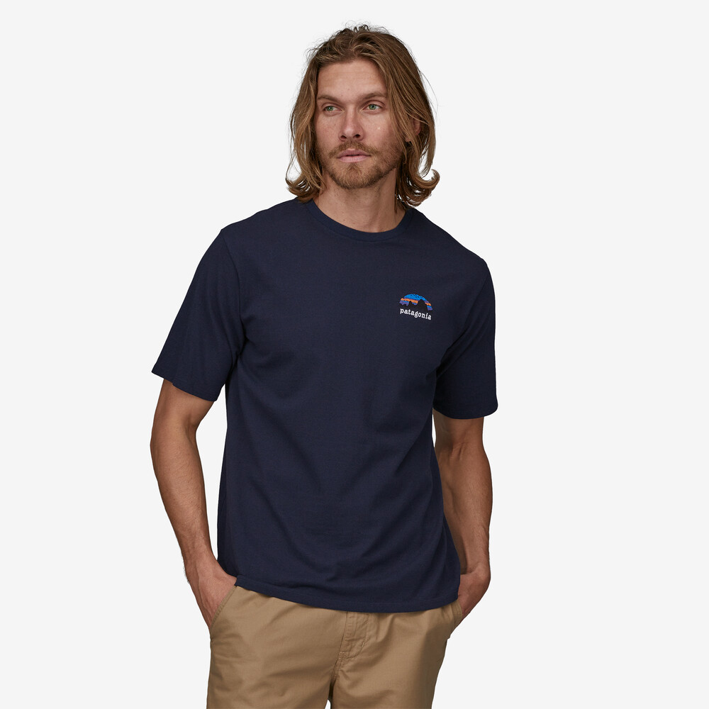 Herren Skyline Stencil Responsibili-Tee