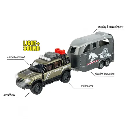Majorette Land Rover Horse Carrier