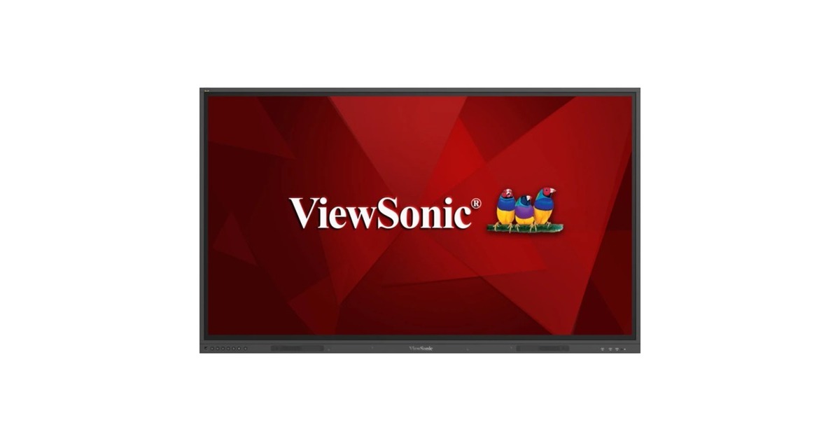 ViewSonicViewBoard IFP65G1 65” 4K OS-Free Interactive Display  (Zwart, 3x HDMI, VGA, RS232, LAN, USB-A,, USB-B, USB-C)