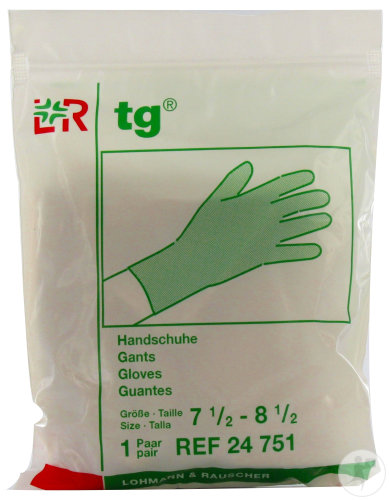 Lohmann & Rauscher Tg Gant 100% Coton Moyen 7,5-8,5 1 Paire (24751)