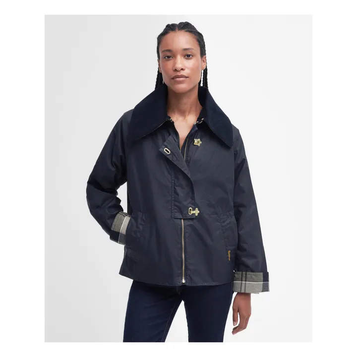 Barbour Veste Drummond Wax | Bleu marine
