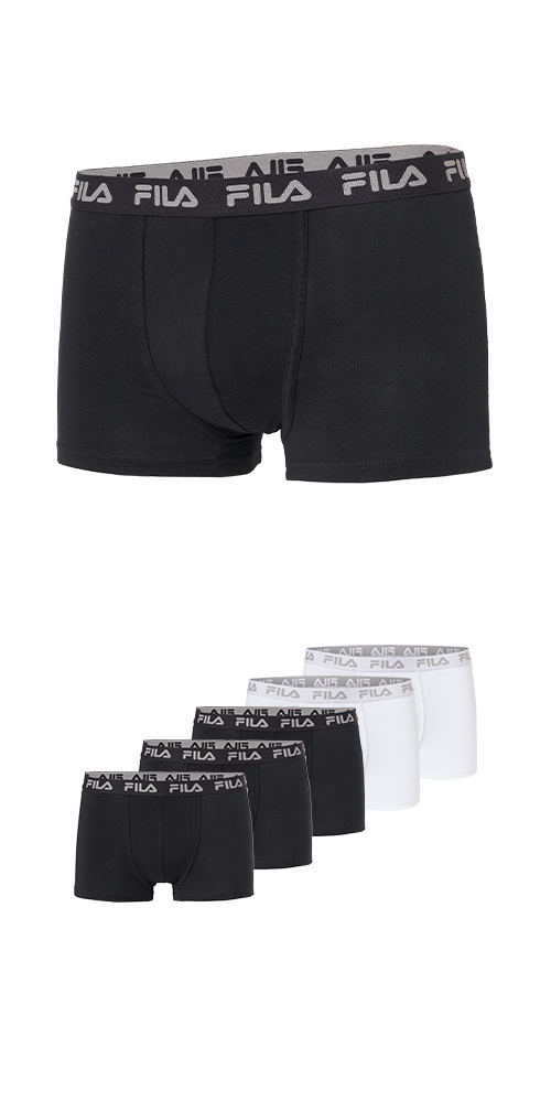 Fila Boxer »MAN BOXER SHORTS« 5er Pack,  ohne Eingriff, mit Logobund