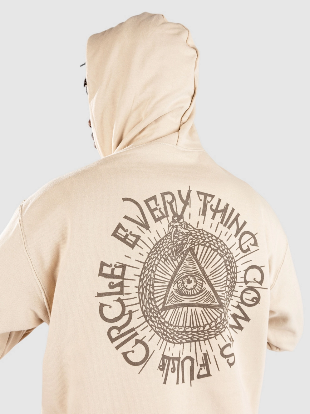 Dravus Ouroboro Hoodie sand