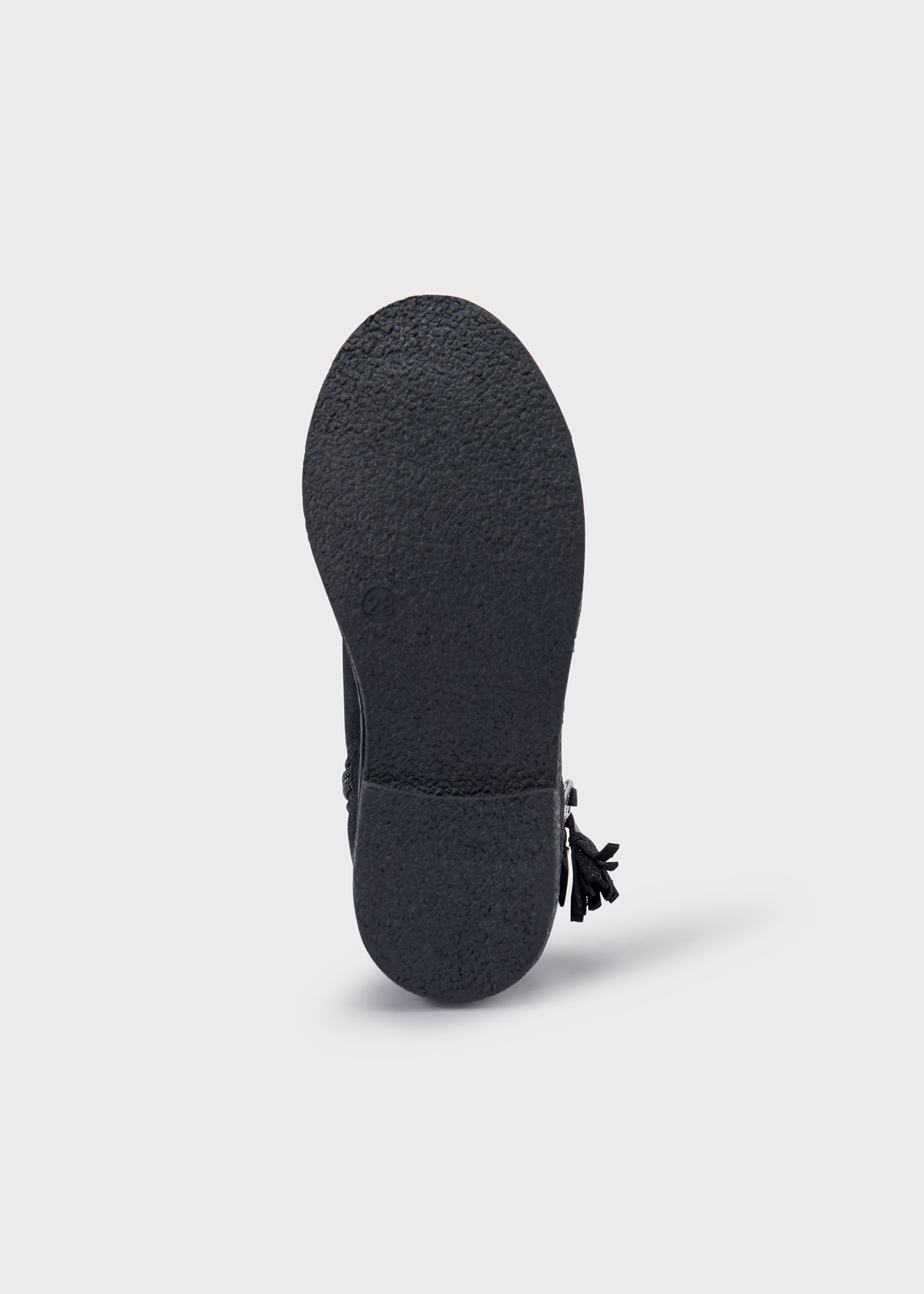 Botas de tornozelo em couro sustentável para meninas