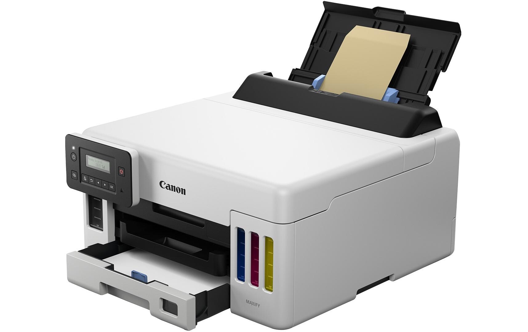 Drucker MAXIFY GX5050<br>MegaTank Drucker mit nachfüllbaren Tintentanks mit hoher Reichweite für den hochproduktiven Druck von Geschäftsdokumenten