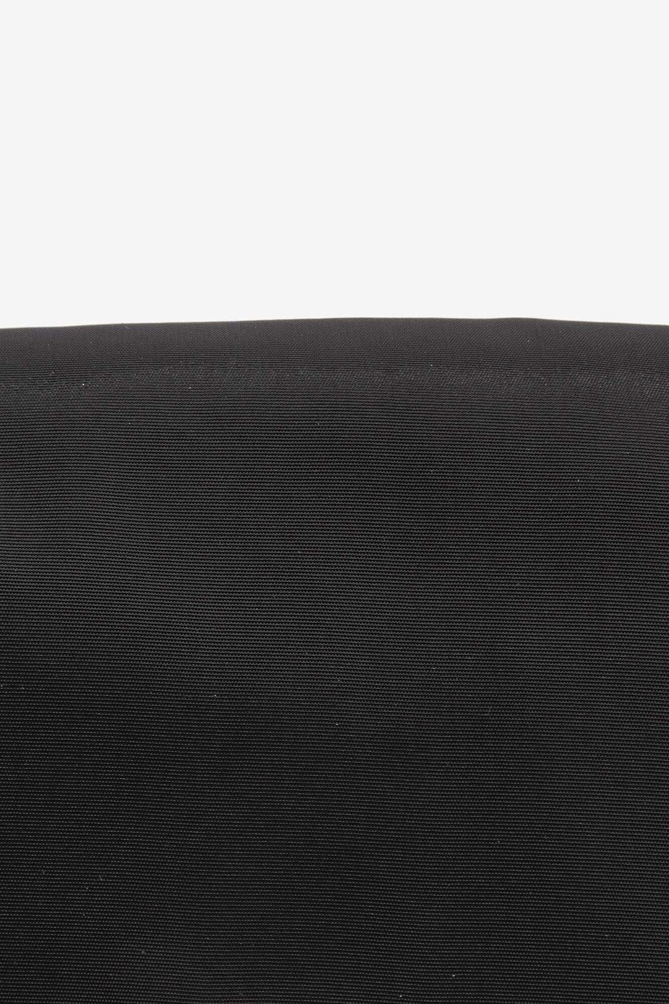 Bolso acolchoado para celular em nylon - Preto