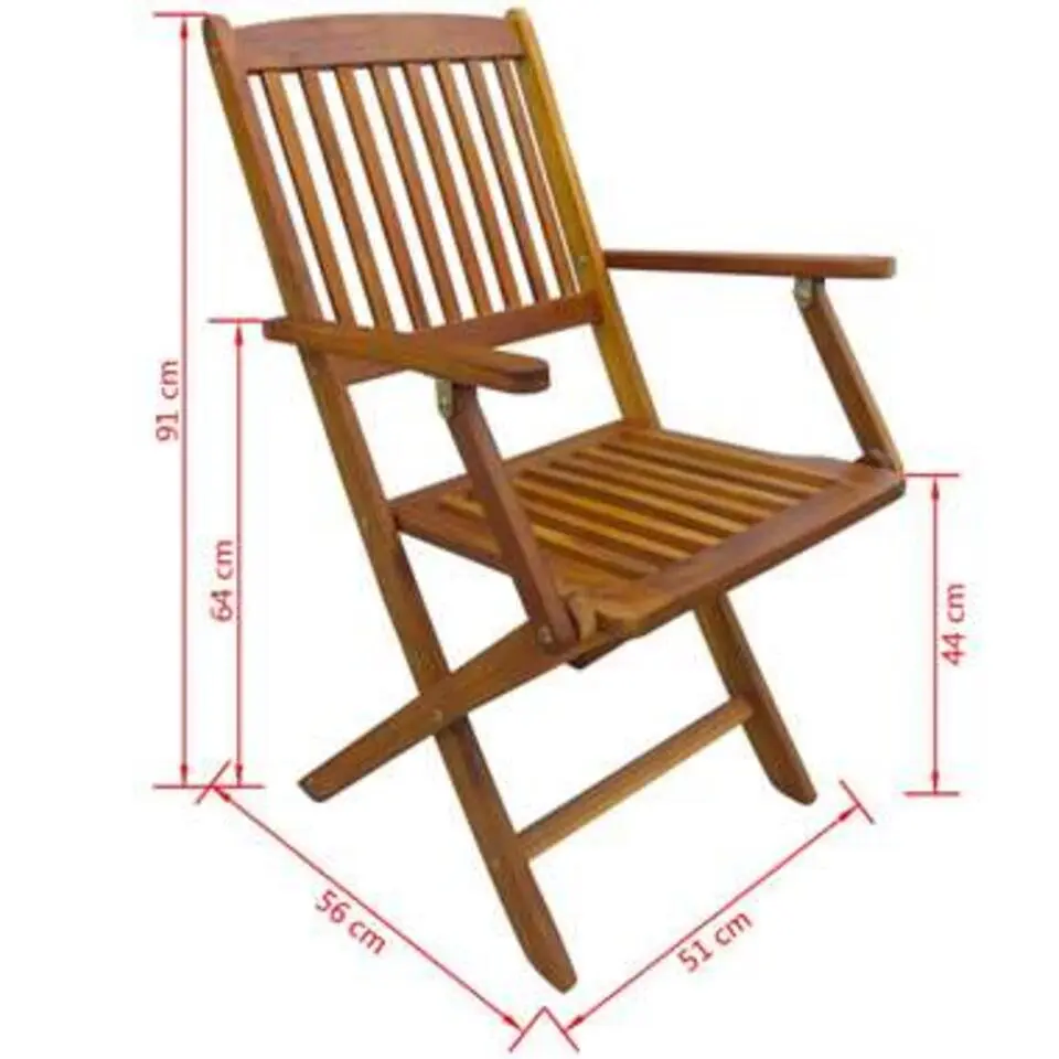 vidaXL - Tuinset - Bruin - Hout