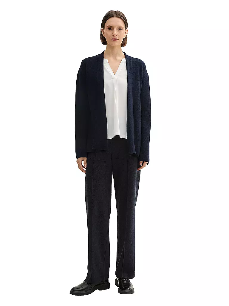 TOM TAILOR Strickjacke dunkelblau