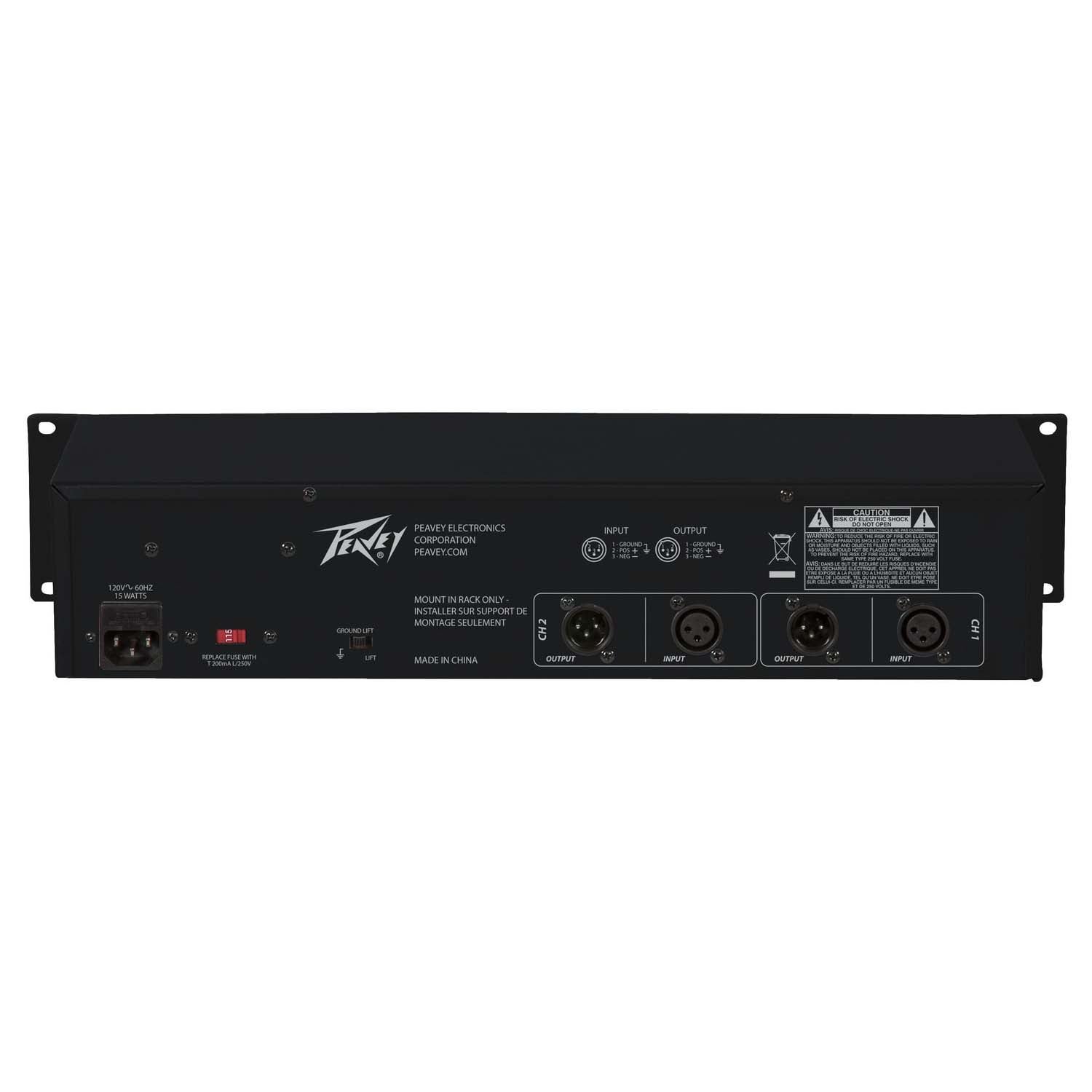 Peavey PV 231EQ 2-kanaals 31-bands grafische equalizer