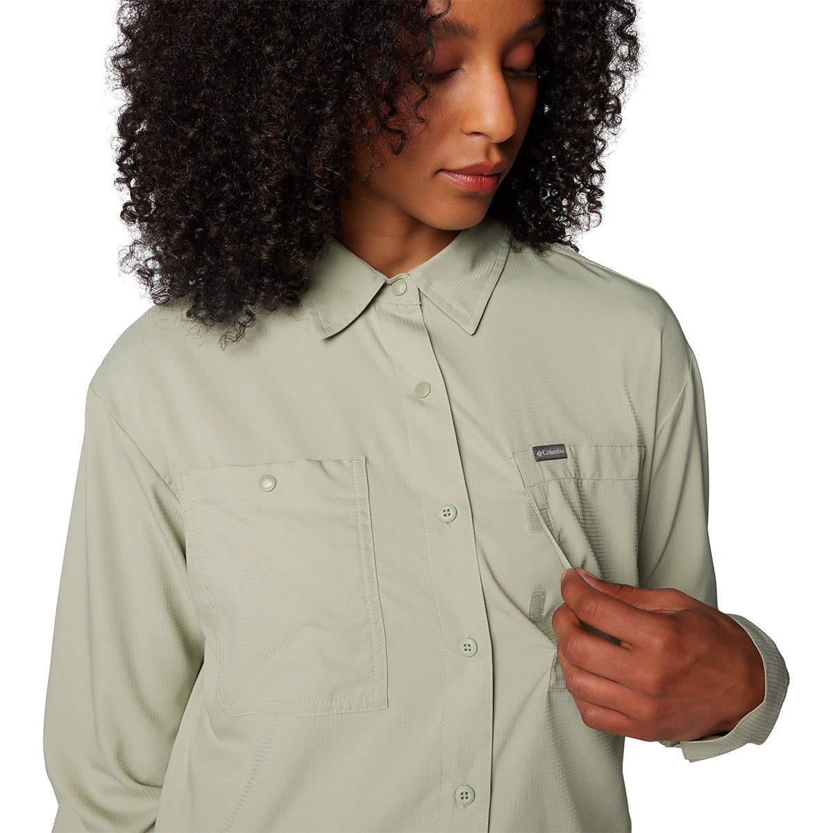 Columbia Silver Ridge Utility LS Skjorte, dame (Safari)