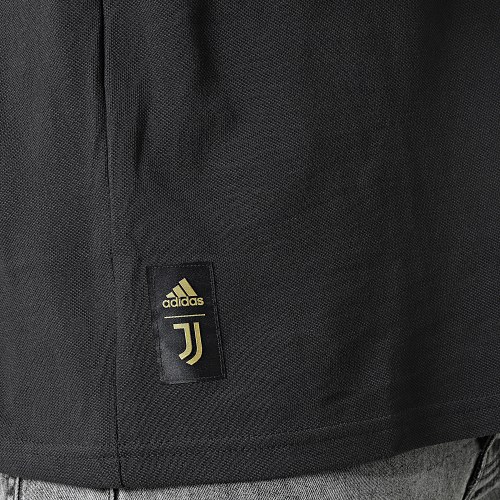 Polo A Manches Courtes Juventus HB6015 Noir