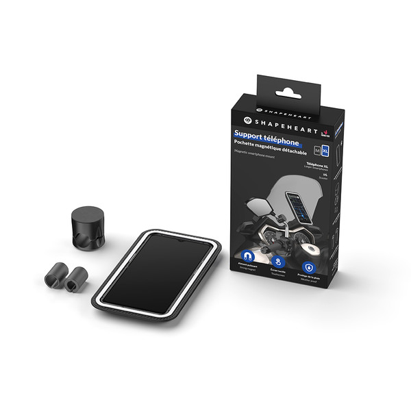 Shapeheart - Support smartphone magnétique vissé pour rétroviseur