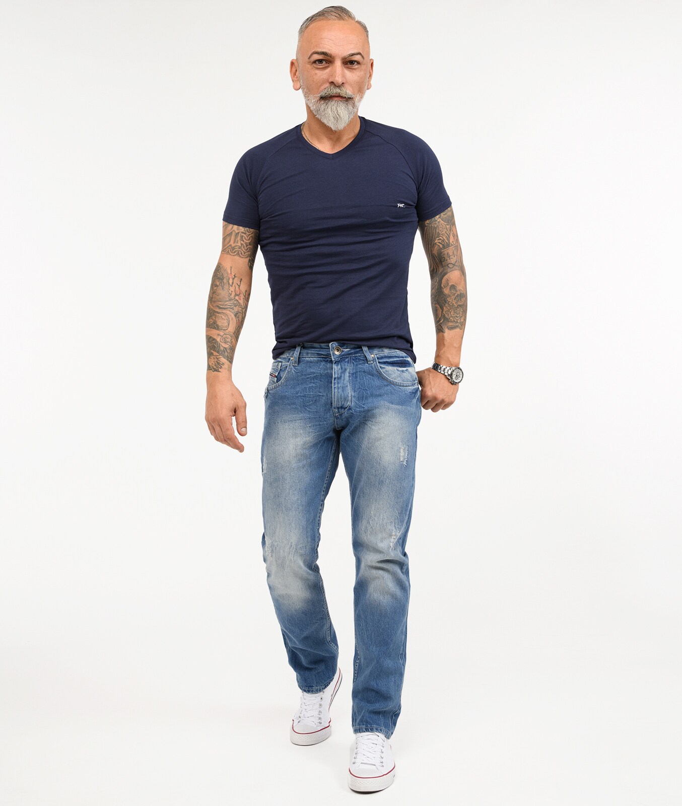 Rock Creek Jeans Straight-Cut Regular Fit