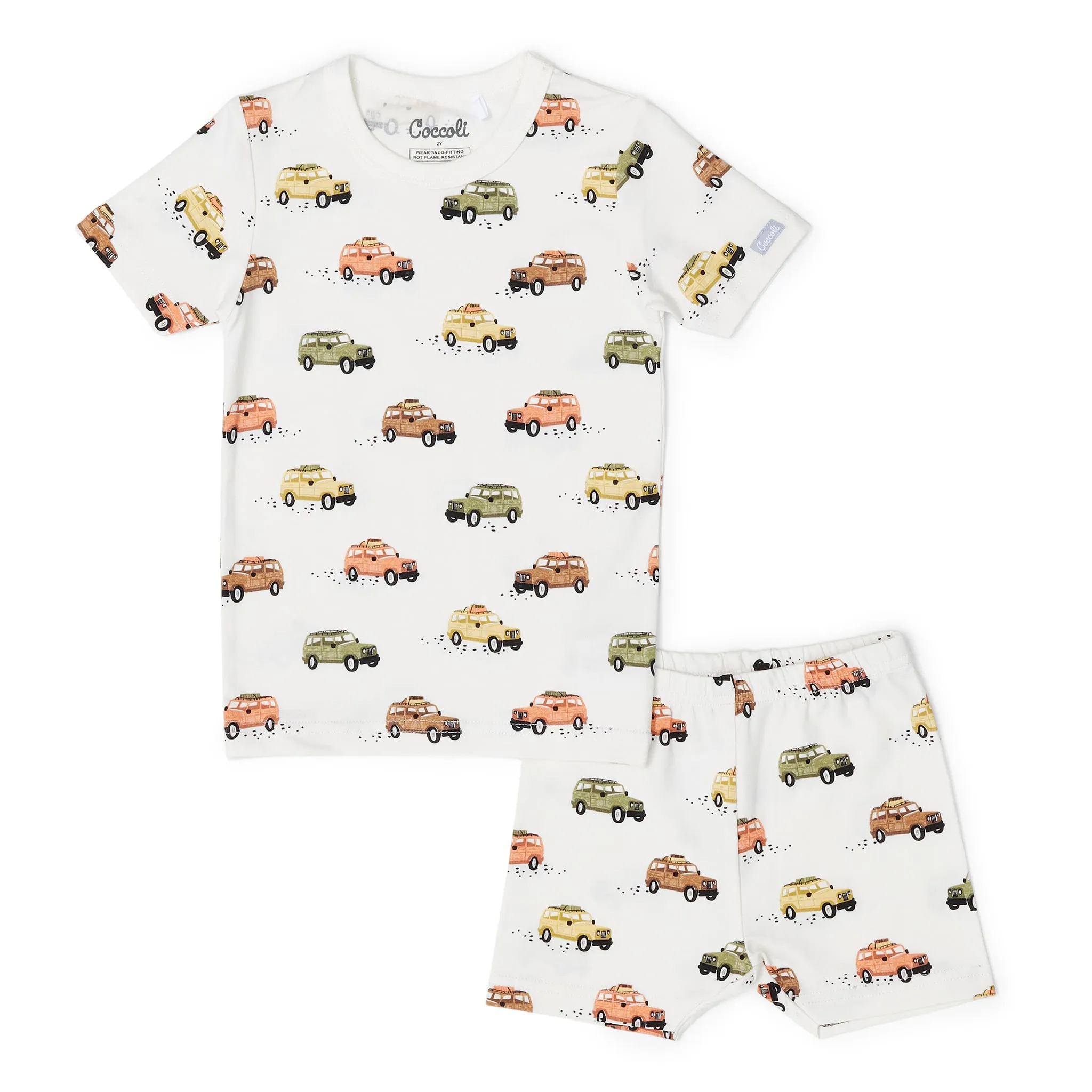 Coccoli Pyjama Court Camions 2-12ans