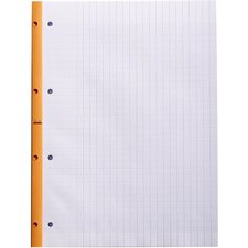 Bloc de cours, format A4, séyès, orange, 80 feuilles