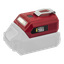 USB-adapter for batteri 18 V 2x USB A