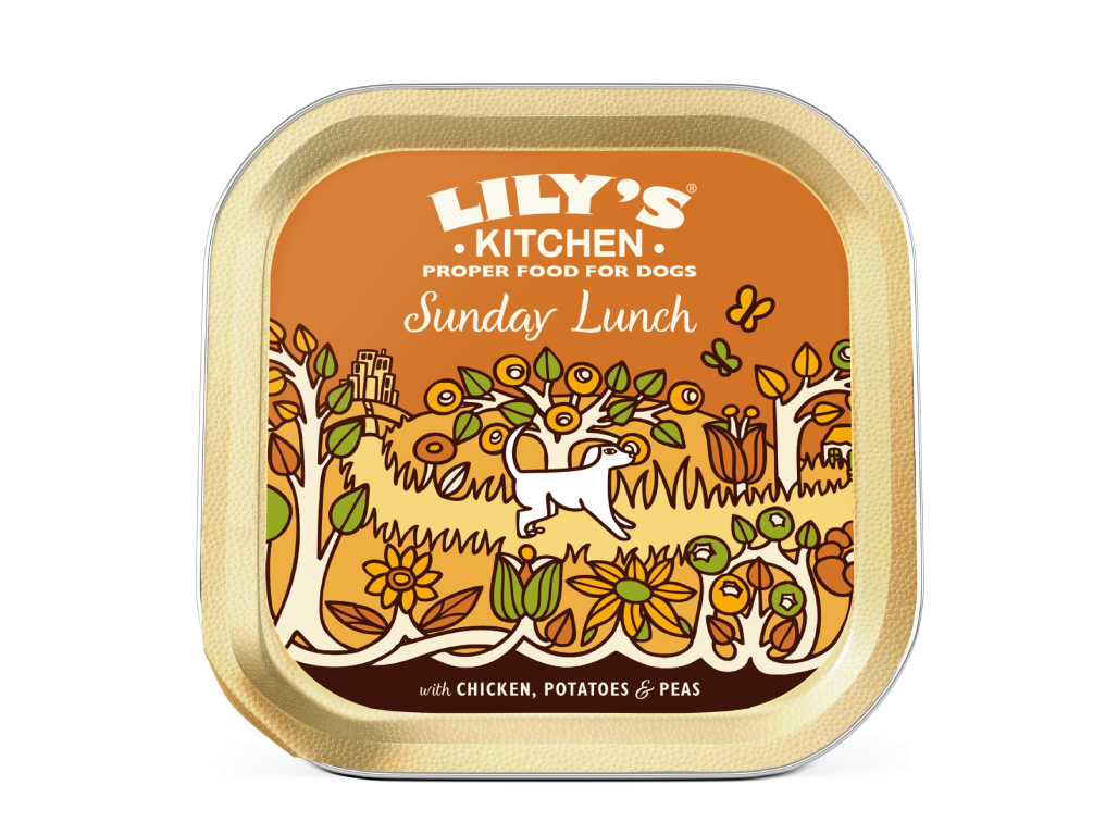 COMIDA HÚMIDA PARA CÃO LILY'S KITCHEN FRANGO 150G