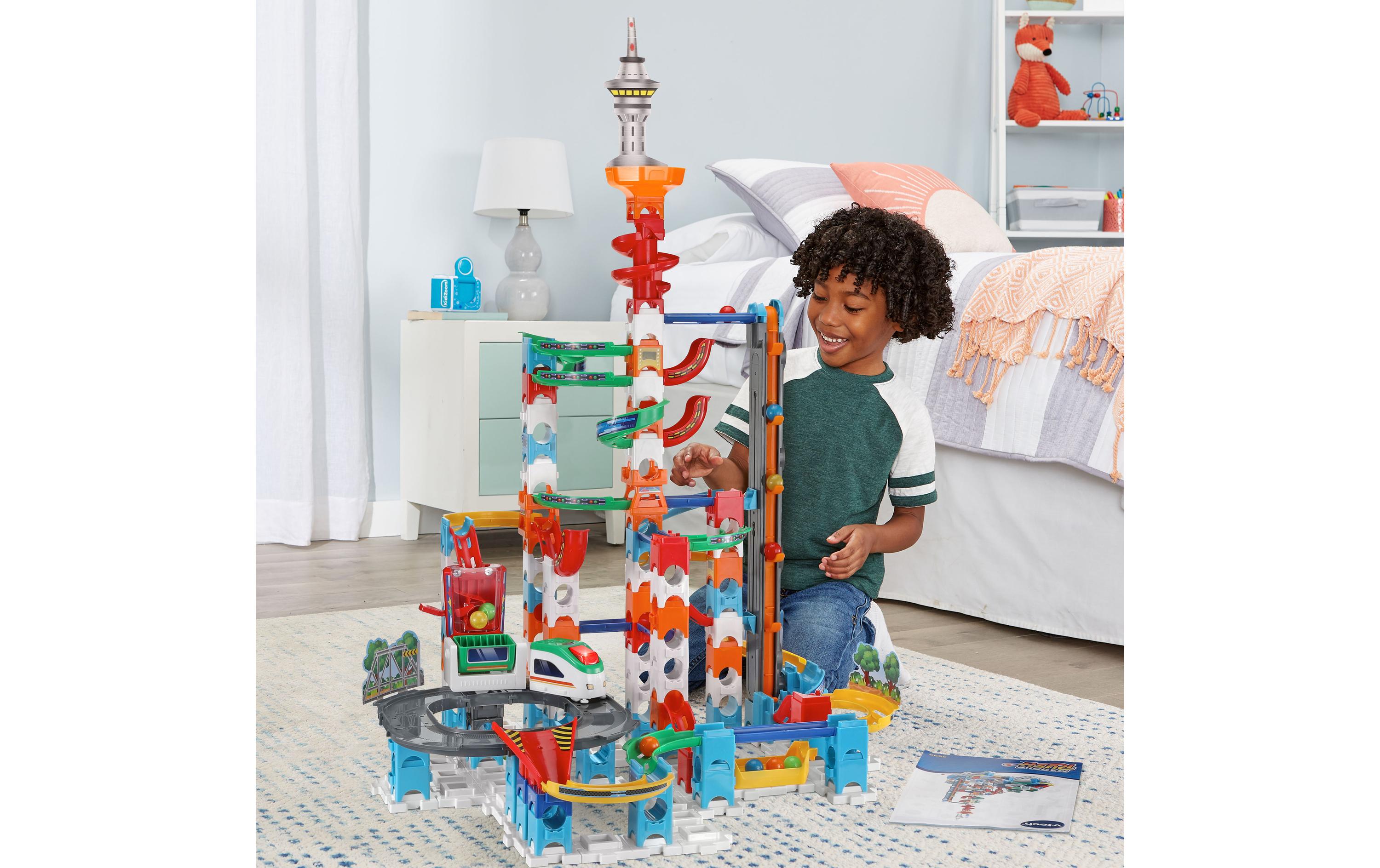 Kugelbahn Marble Rush Super Sky Tower Set XL300E -DE-Interaktive Murmelbahn