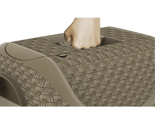 Kattenbak bama pet Prive 41.8 x 50.5 x 39.6 cm duif