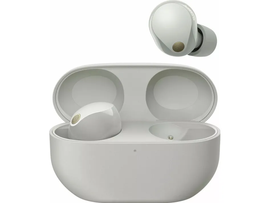 [OUTLET] - Sony WF-1000XM5 - Ægte trådløse øretelefoner med mik. - i øret - Bluetooth - aktiv støjfjerning - sølv