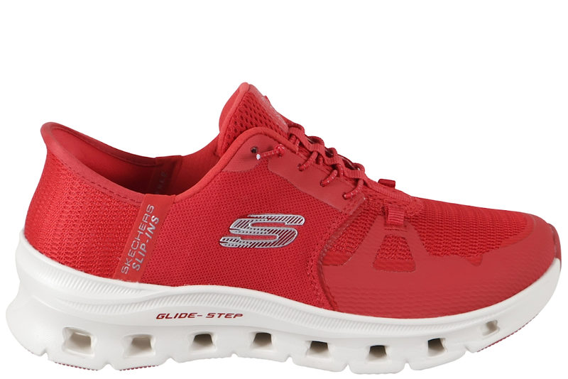 SKECHERS GLIDE-STEP PRO RED SLIP-INS