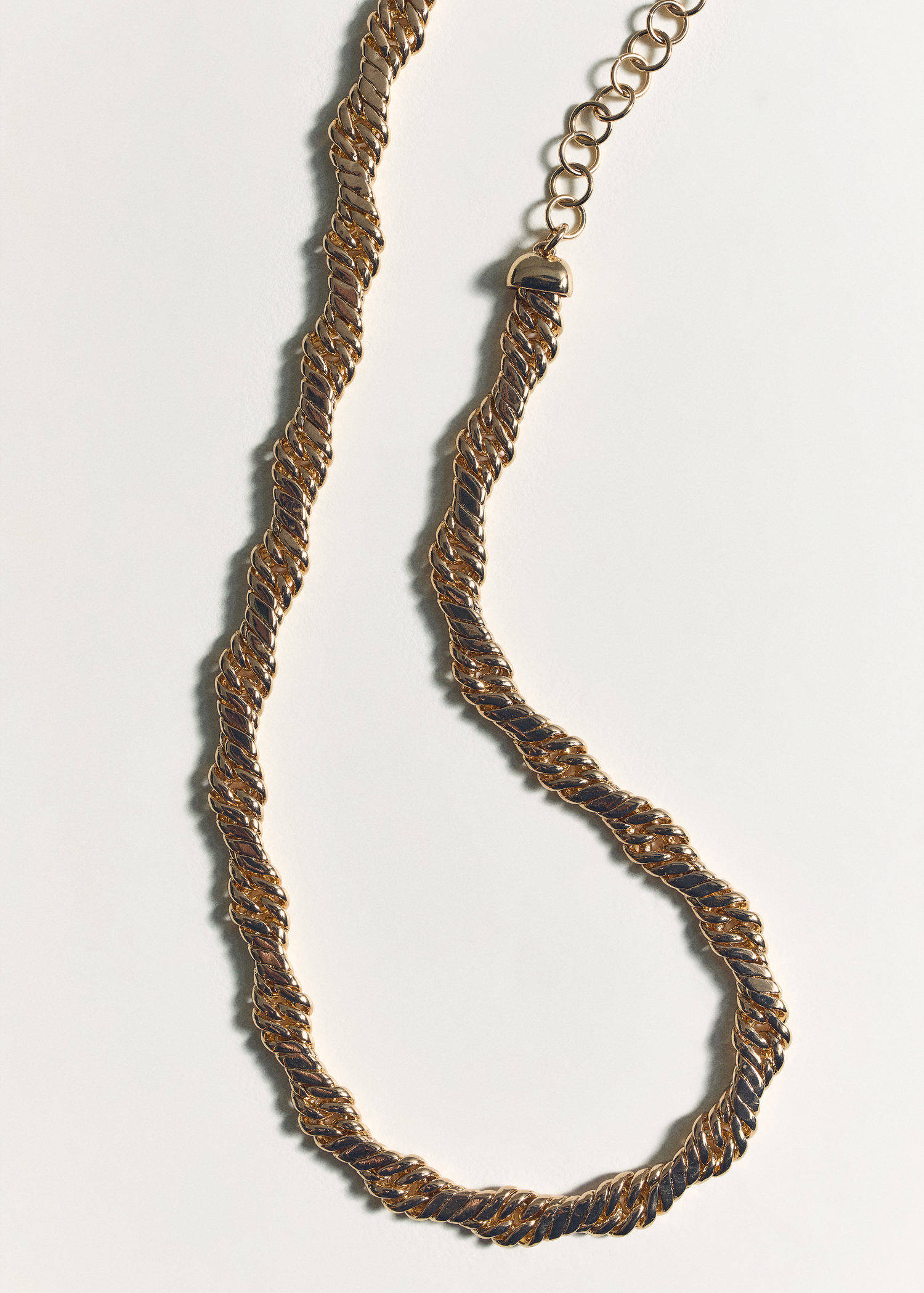 Mango ketting goudkleurig