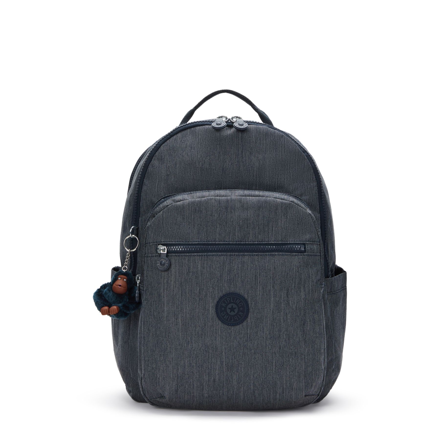 SEOUL COLLEGE Grand sac à dos avec compartiment séparé pour ordinateur portable - Marine Navy