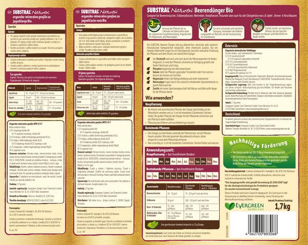Substral® Naturen® Beerendünger Bio, 1,7 kg