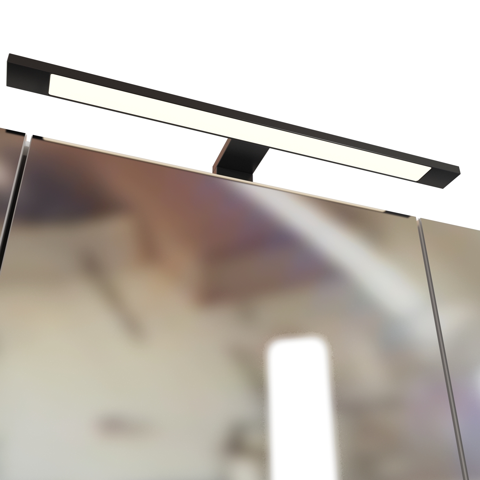 3D-Spiegelschrank LUZERN - Wotaneiche - 80 cm breit