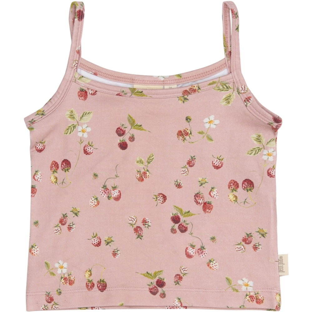 Køb Petit Piao Misty Rose Strawberry AOP PPStar Girls Undertrøje 2-pack