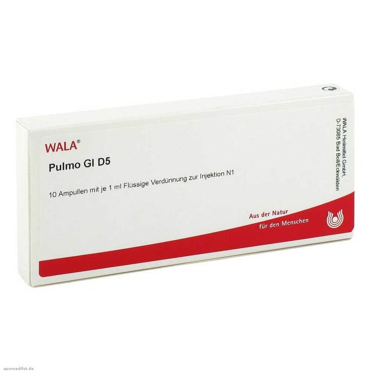 Pulmo GL D 5 Ampullen, 10X1 ml