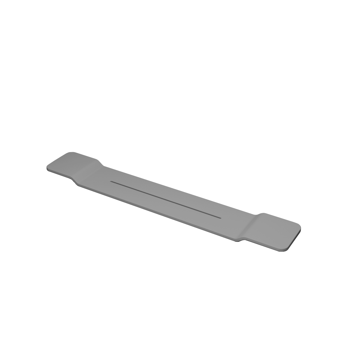 Best Design Hinza badplank 95cm solid surface lava grijs