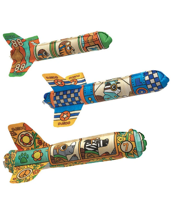 Ausmal-Set DO IT YOURSELF – AM HIMMEL mit 3 Flugzeugen