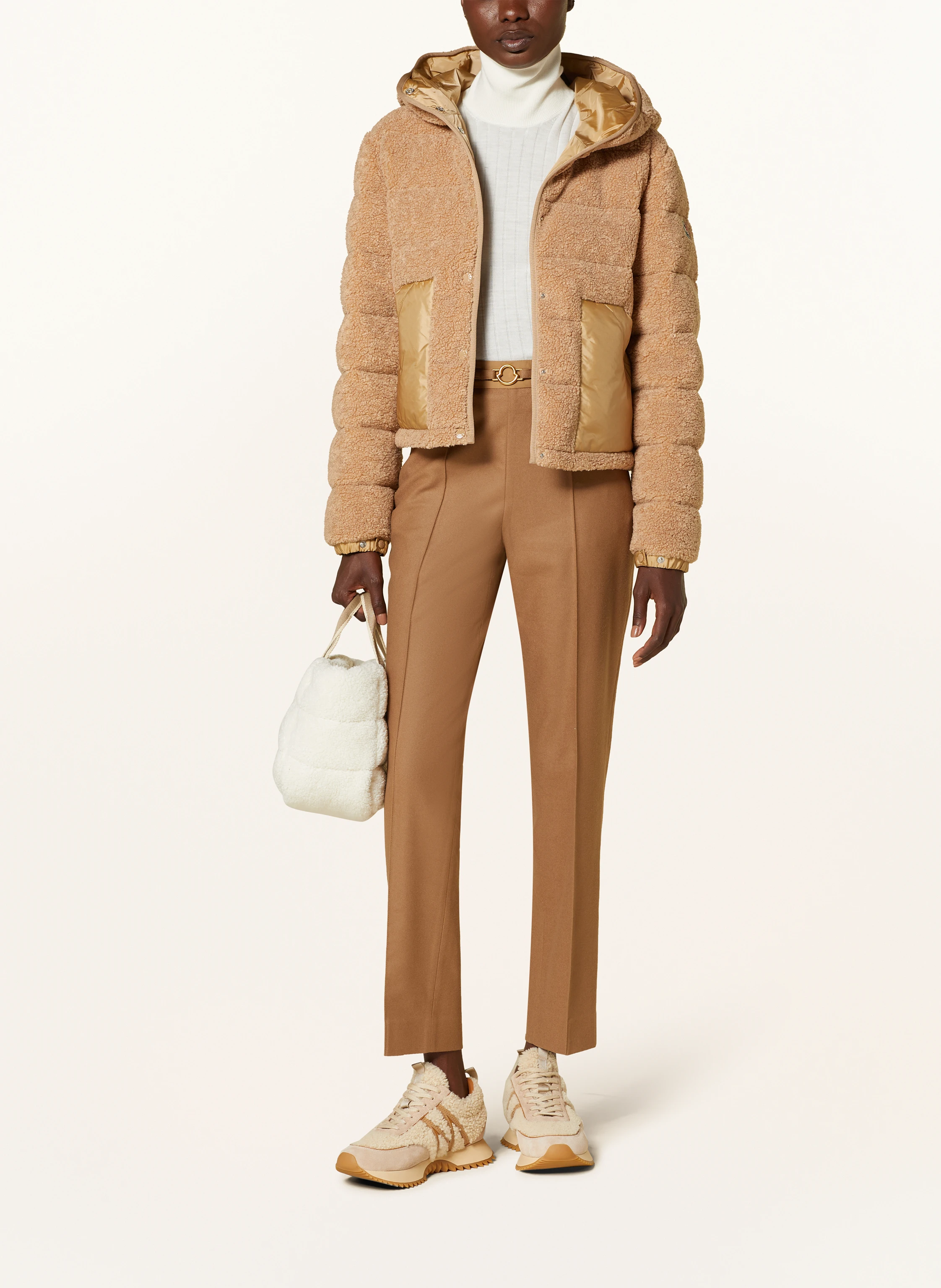 MONCLER Daunenjacke AUDRIEU aus Teddyfell