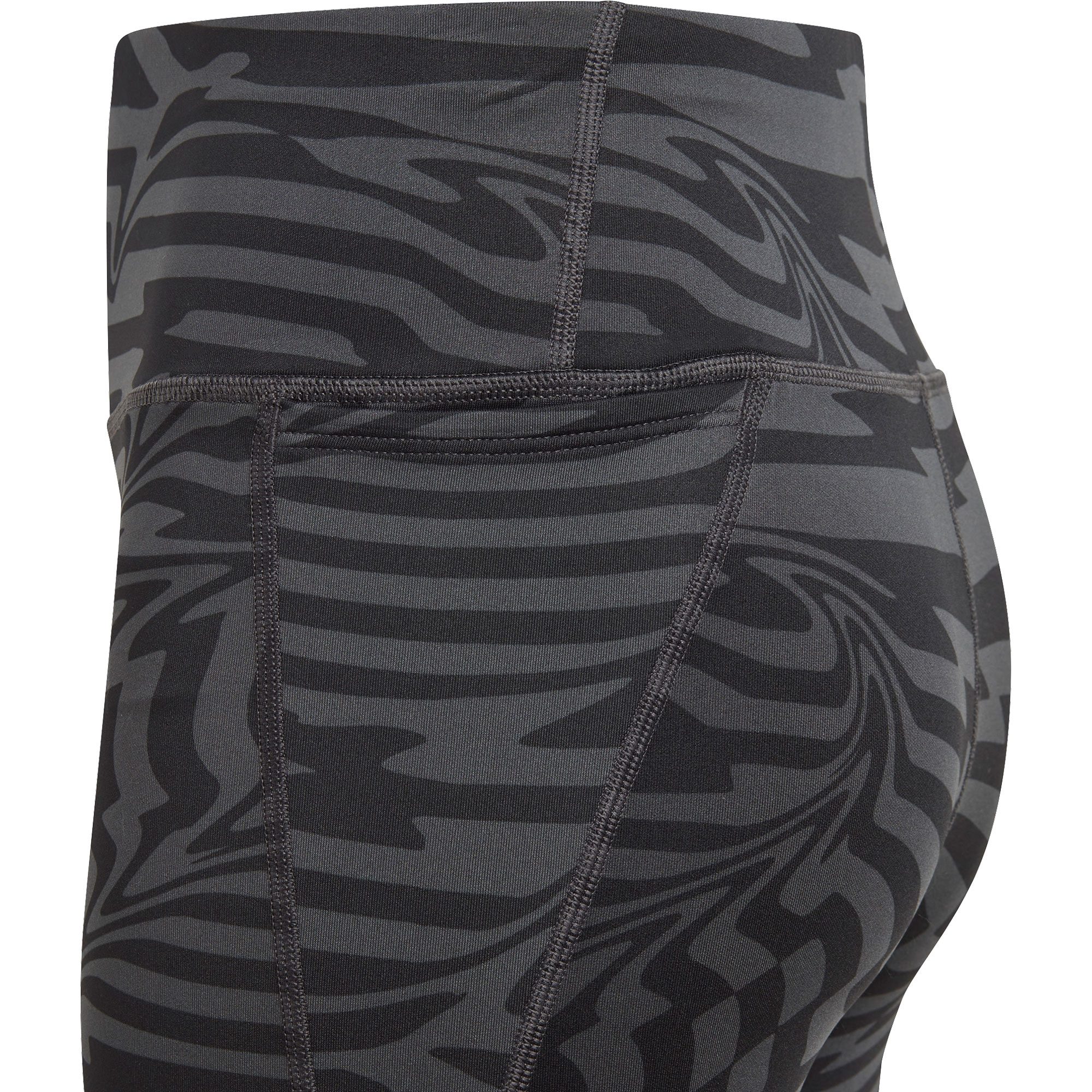 adidas Aeroready Allover Print Optime High-Rise 7/8-Tights Mädchen carbon