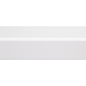 Hoeklat grenen wit gelakt 34x34mm 270cm